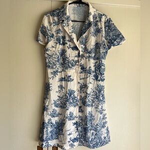 Toile Mini Dress Size 6 - Never Worn